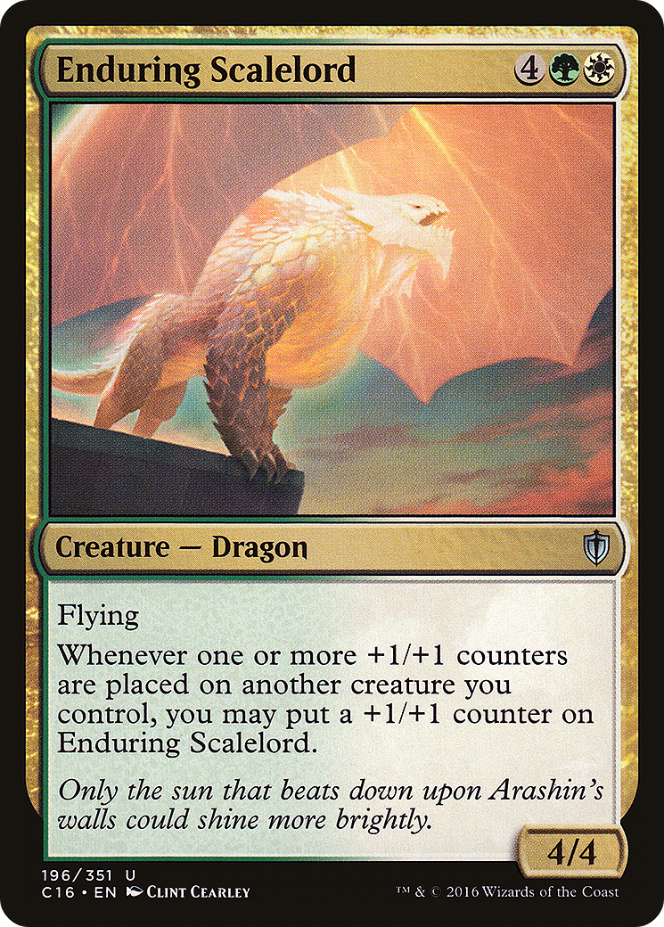 Enduring Scalelord (C16-196) [Commander 2016]
