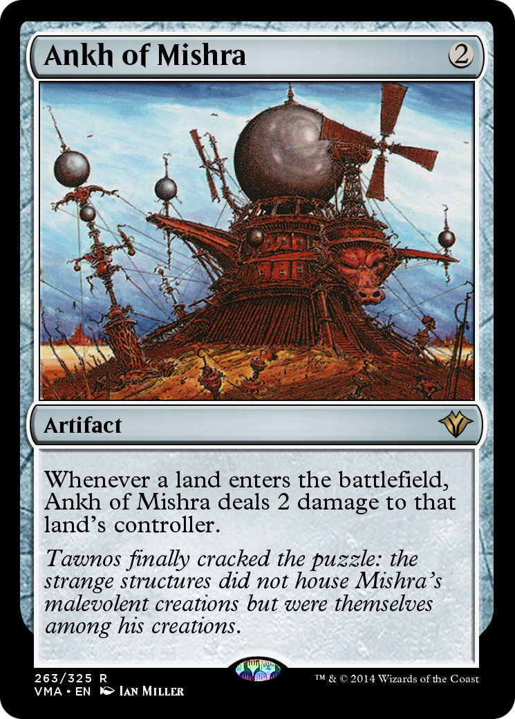 Ankh of Mishra (VMA-263) [Vintage Masters] Foil