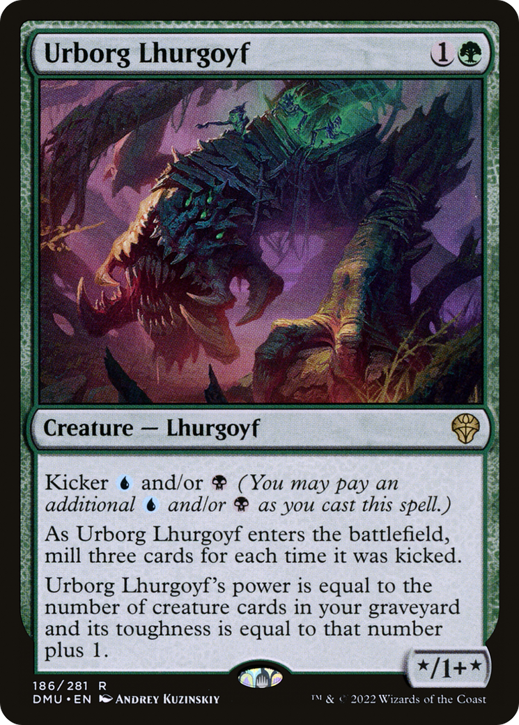 Urborg Lhurgoyf (DMU-186) [Dominaria United] Foil