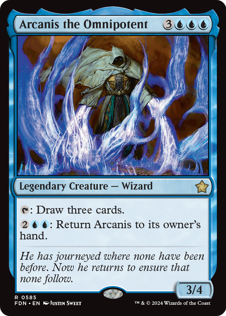 Arcanis the Omnipotent (FDN-585) [Foundations]