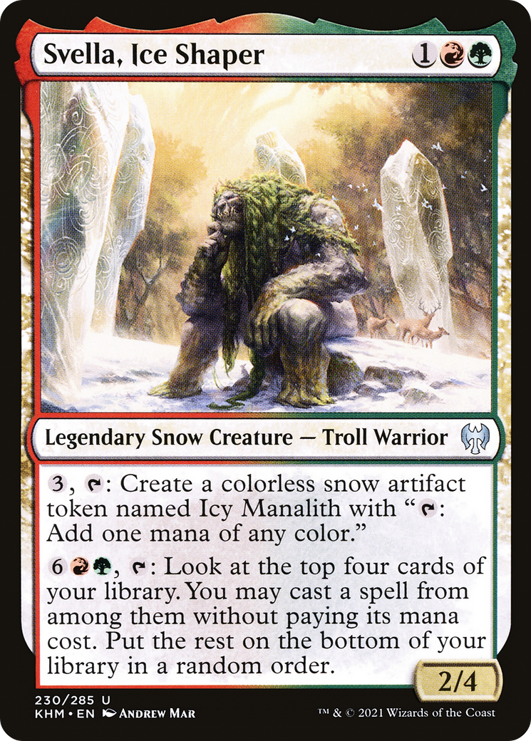 Svella, Ice Shaper (KHM-230) [Kaldheim] Foil