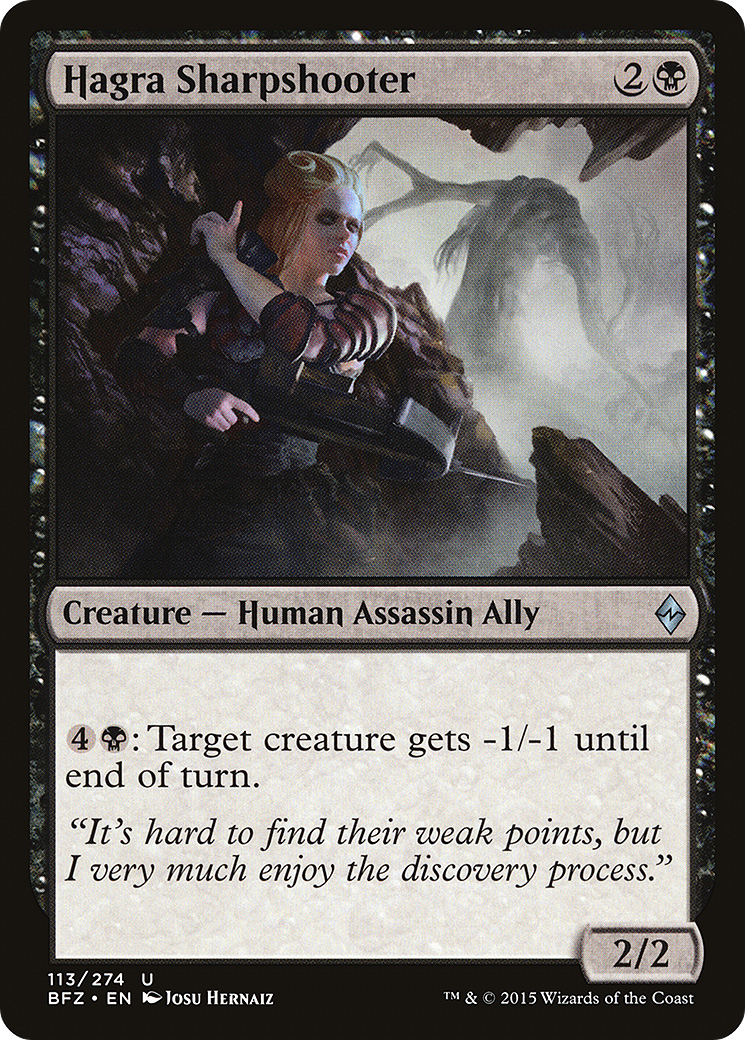 Hagra Sharpshooter (BFZ-113) [Battle for Zendikar] Foil