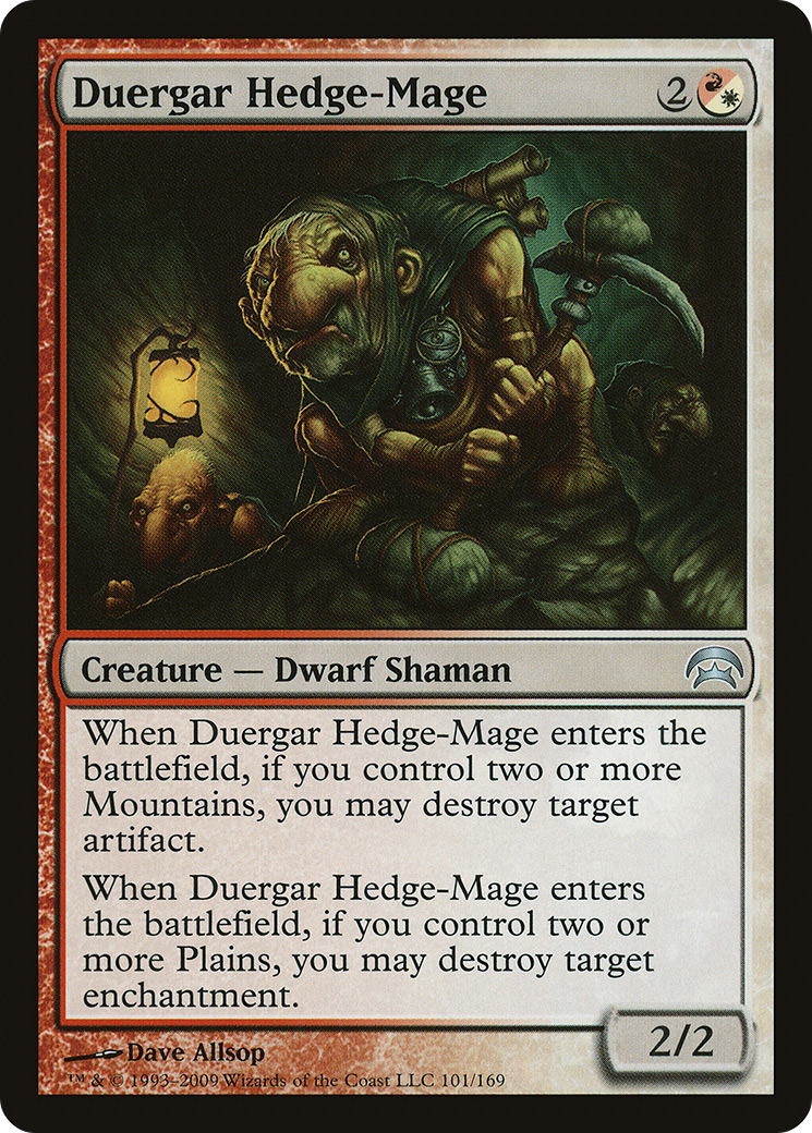 Duergar Hedge-Mage (HOP-101) [Planechase]