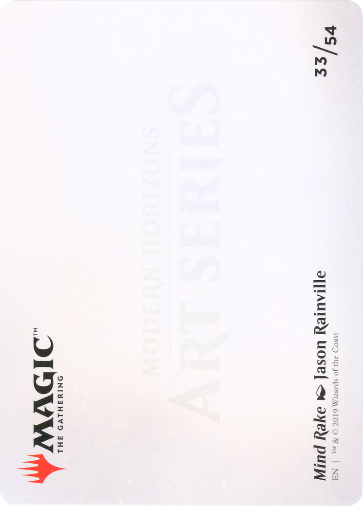 Mind Rake // Mind Rake (AMH1-033) (Borderless) [Modern Horizons Art Series]