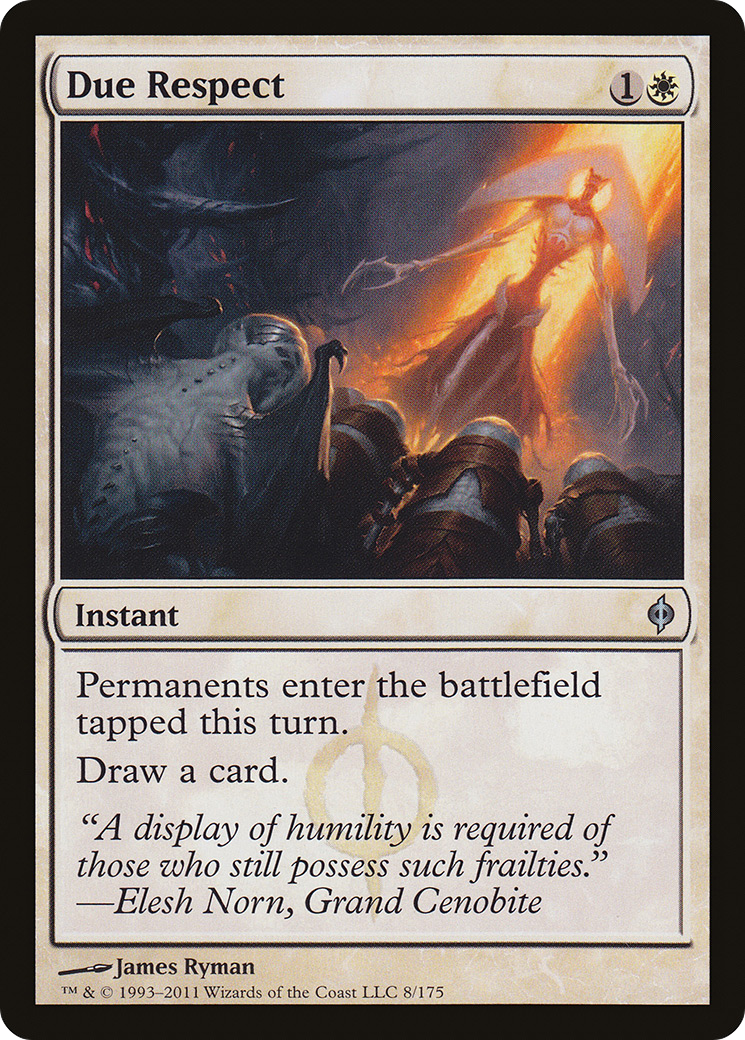 Due Respect (NPH-008) [New Phyrexia]