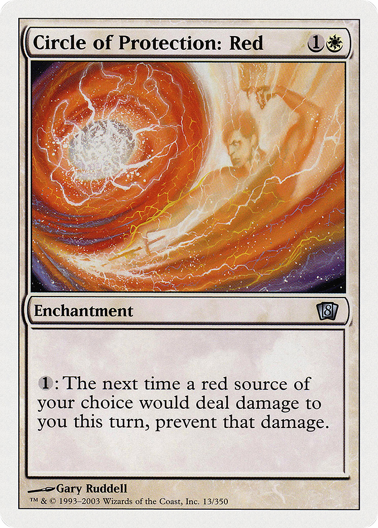 Circle of Protection: Red (8ED-013) [8th Edition]