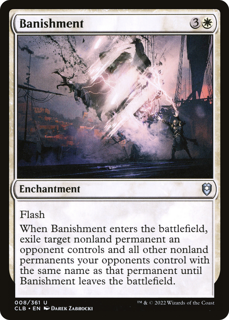 Banishment (CLB-008) [Commander Legends: Battle for Baldur's Gate] Foil