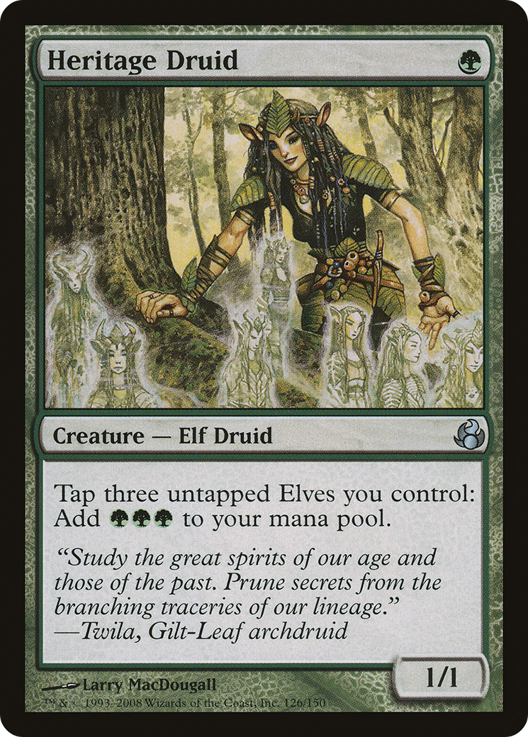 Heritage Druid (MOR-126) [Morningtide] Foil