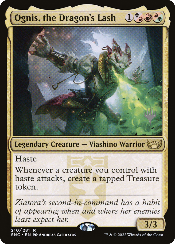 Ognis, the Dragon's Lash (PPSNC-210) [Promo Pack: Streets of New Capenna Promos]