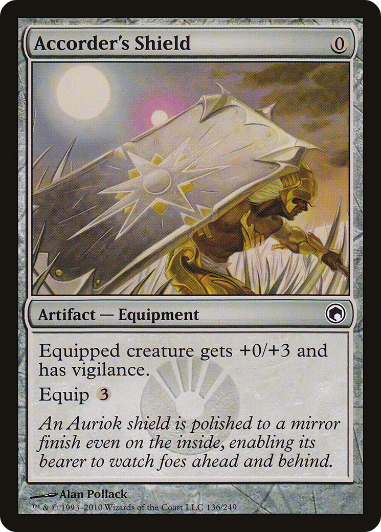 Accorder's Shield (SOM-136) [Scars of Mirrodin]