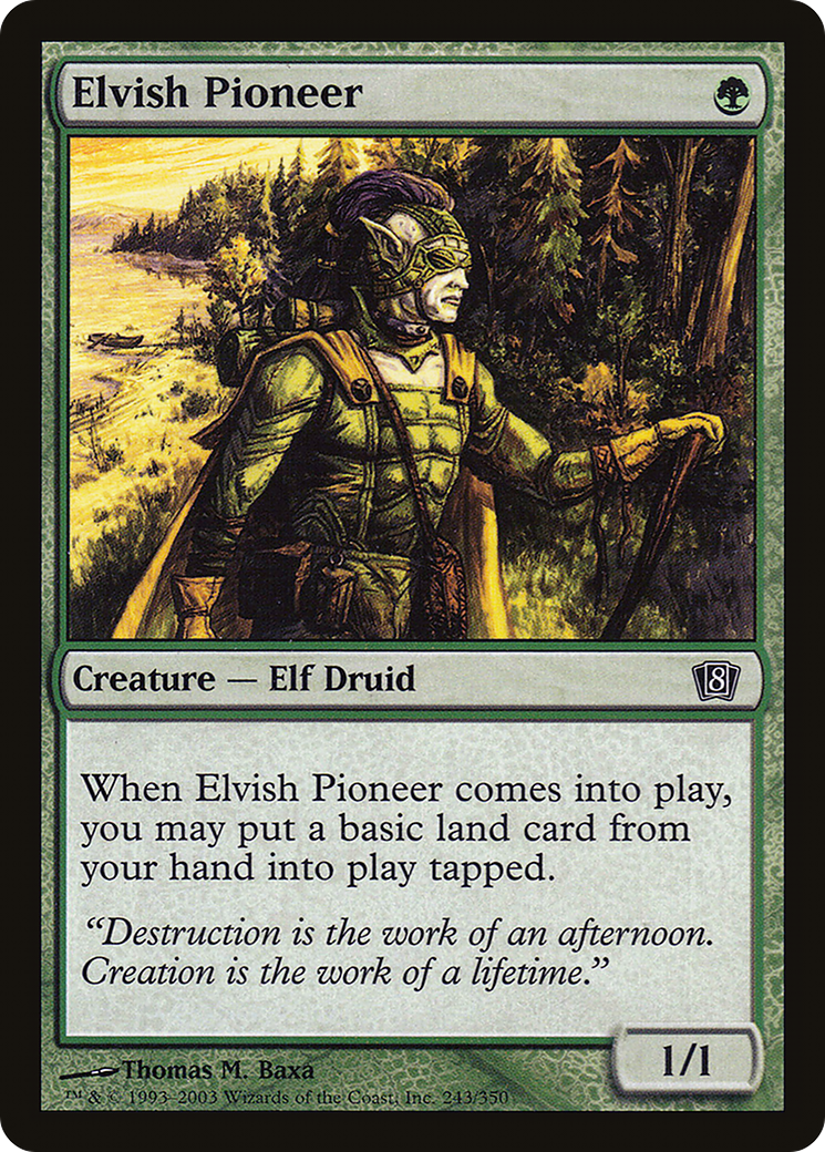 Elvish Pioneer (8ED-243) [8th Edition] Foil