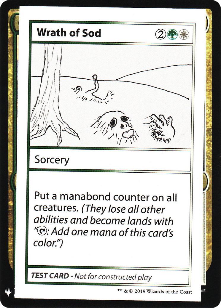 Wrath of Sod [Mystery Booster Playtest Cards 2019]