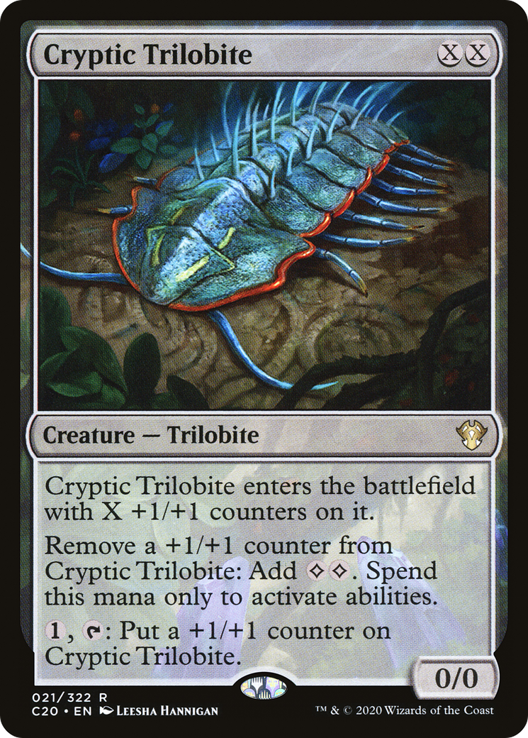 Cryptic Trilobite (C20-021) [Commander 2020]