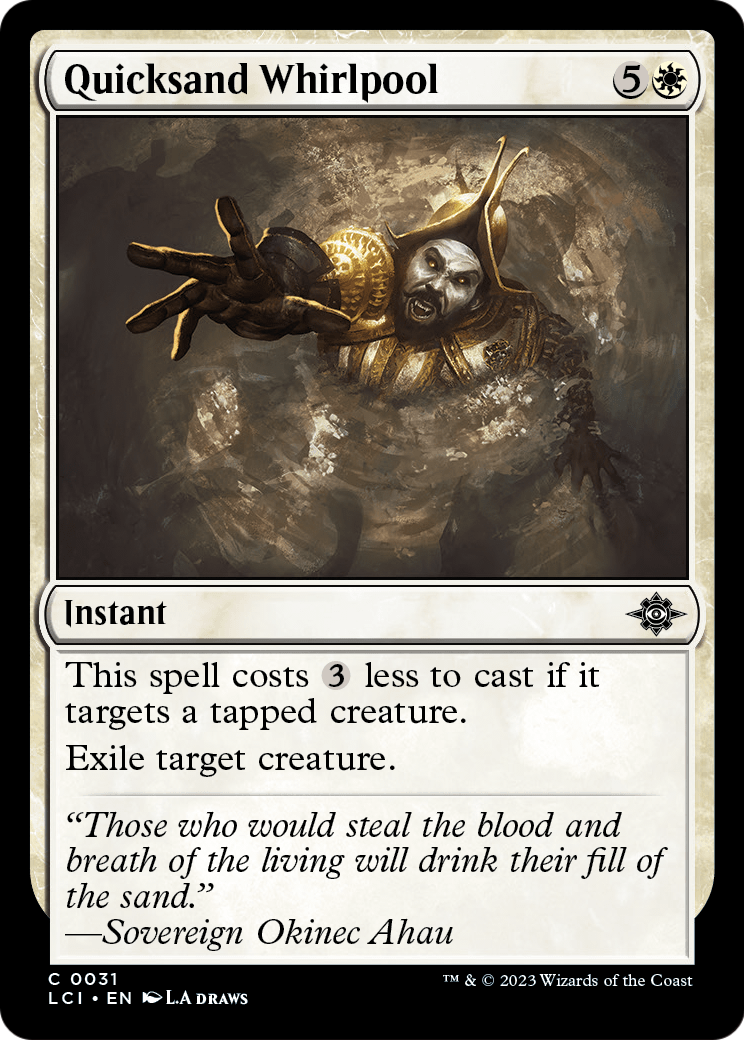 Quicksand Whirlpool (LCI-031) [The Lost Caverns of Ixalan]