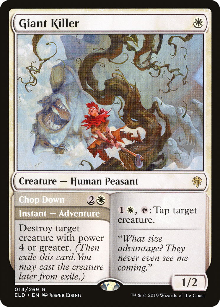 Giant Killer (PPELD-014) [Promo Pack: Throne of Eldraine Promos]
