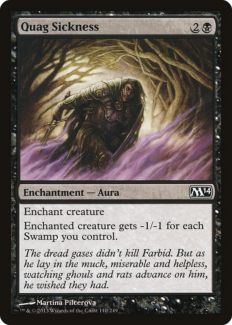 Quag Sickness (M14-110) [Magic 2014] Foil