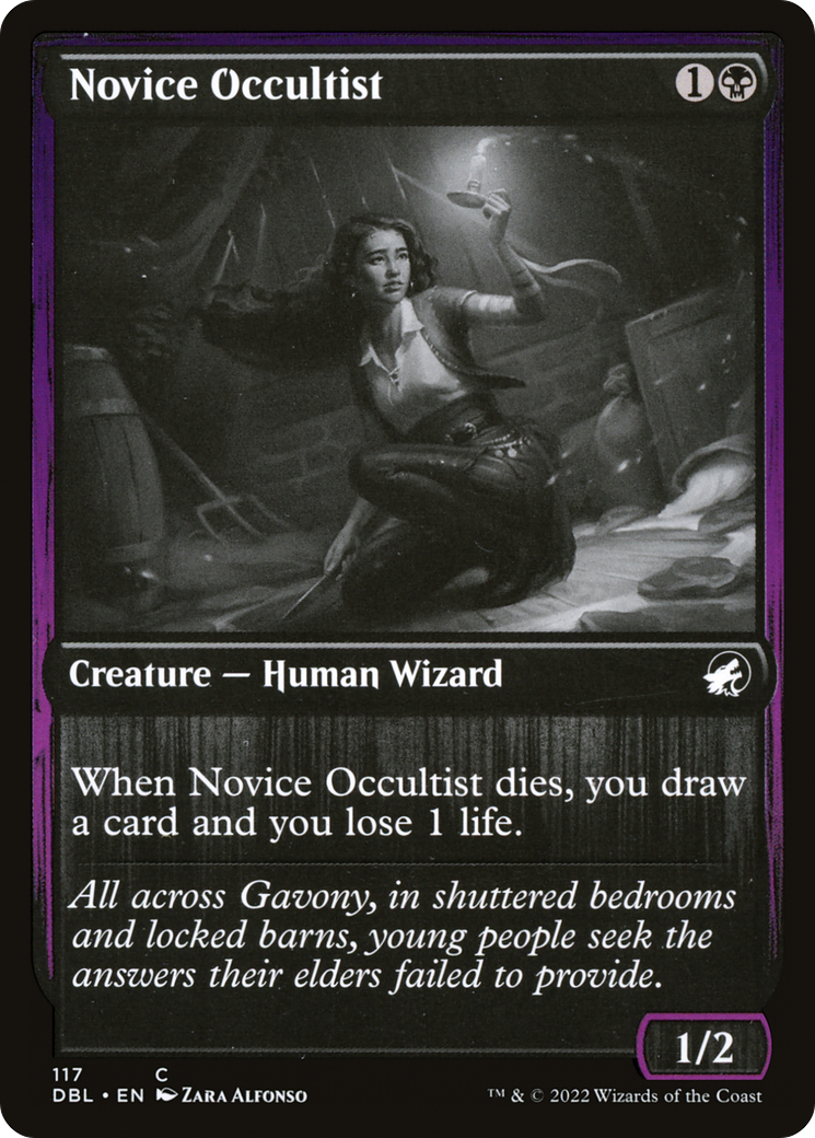 Novice Occultist (DBL-117) [Innistrad: Double Feature]