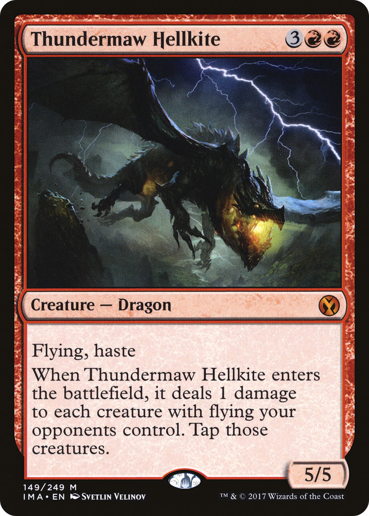 Thundermaw Hellkite (IMA-149) [Iconic Masters] Foil