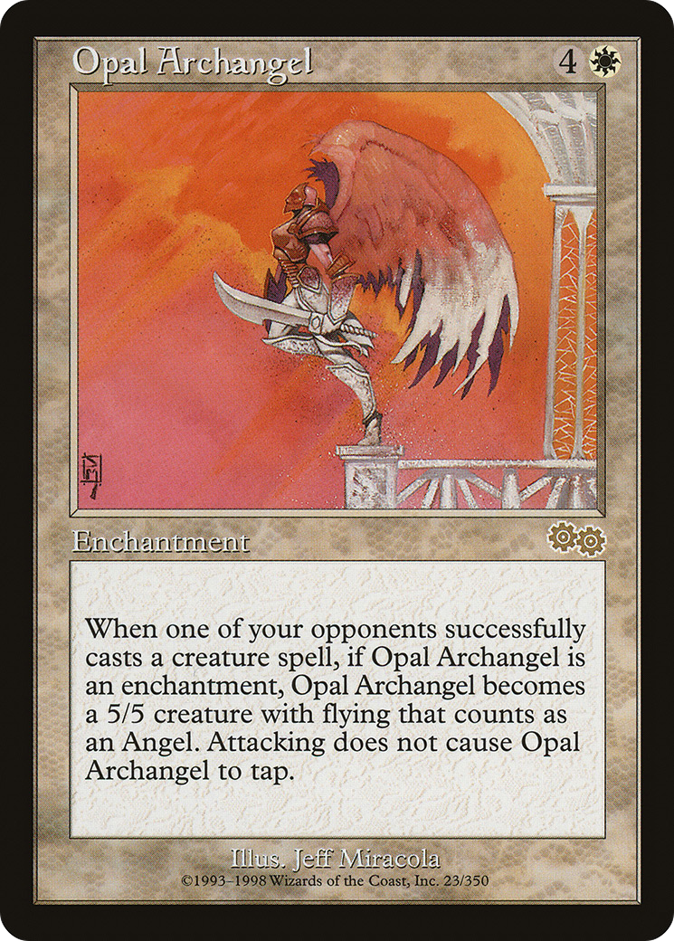 Opal Archangel (USG-023) [Urza's Saga]