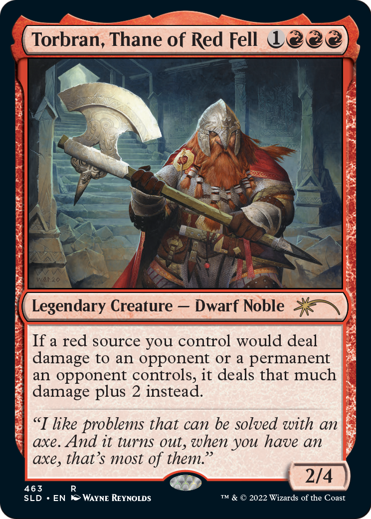 Torbran, Thane of Red Fell (SLD-463) [Secret Lair Drop] Foil