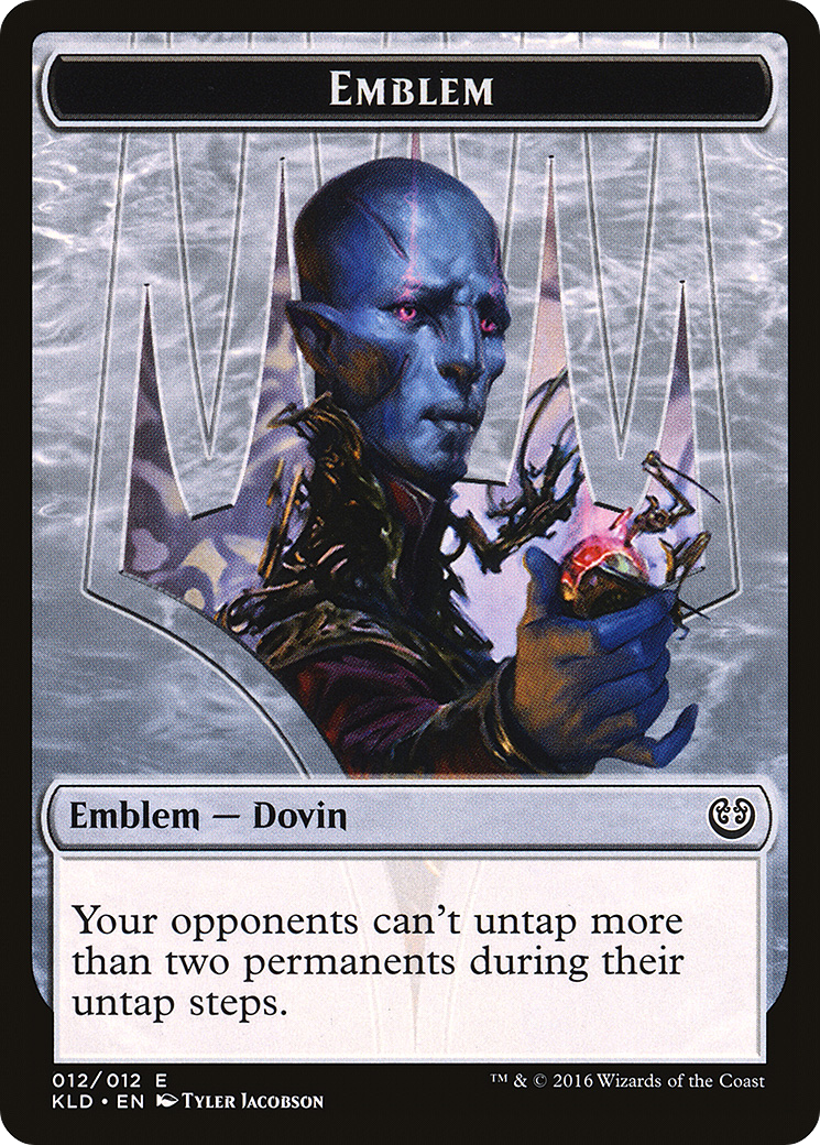 Emblem - Dovin Baan (KLD-012) [Kaladesh Tokens]