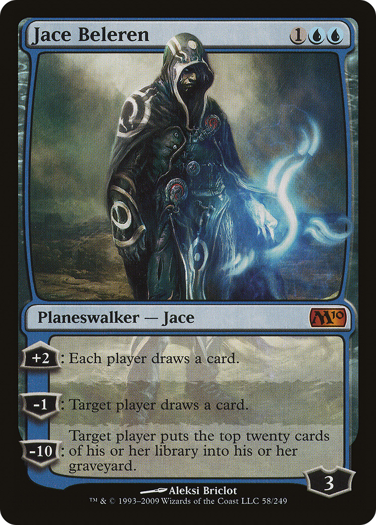 Jace Beleren (M10-058) [Magic 2010] Foil