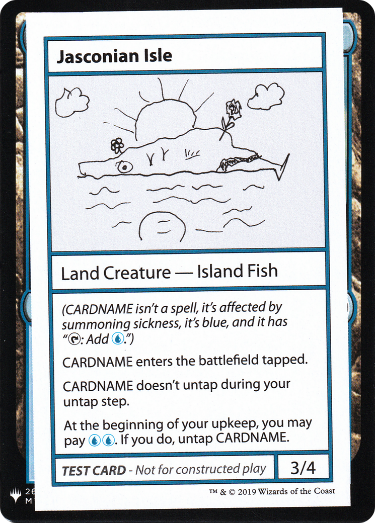 Jasconian Isle [Mystery Booster Playtest Cards 2019]