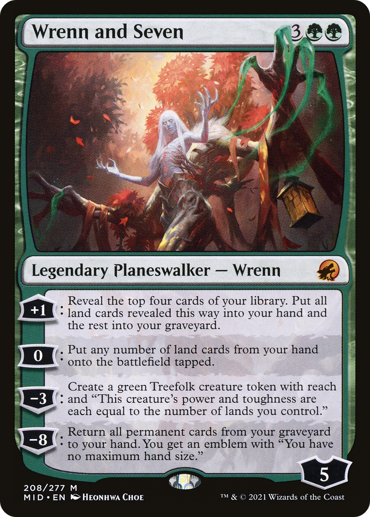 Wrenn and Seven (MID-208) [Innistrad: Midnight Hunt]