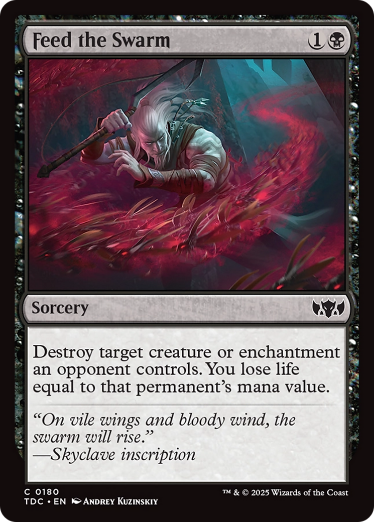 Feed the Swarm (TDC-180) [Commander: Tarkir: Dragonstorm]