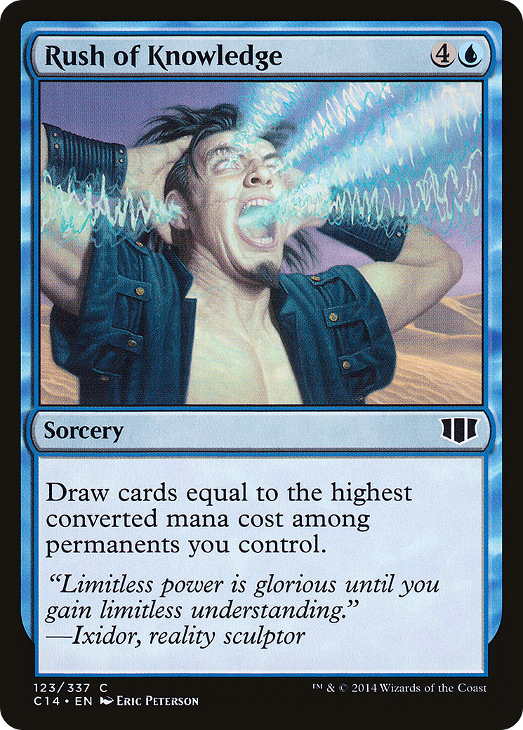 Rush of Knowledge (C14-123) [Commander 2014]