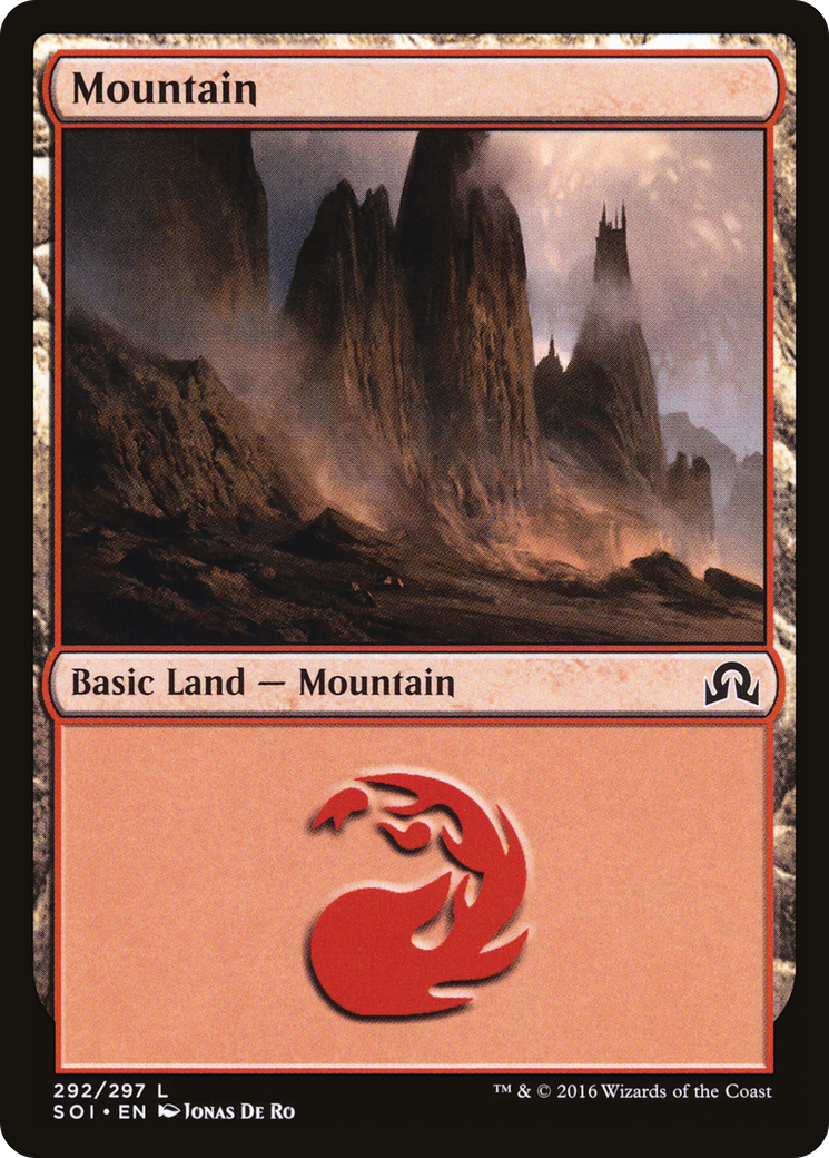 Mountain (SOI-292) [Shadows over Innistrad] Foil