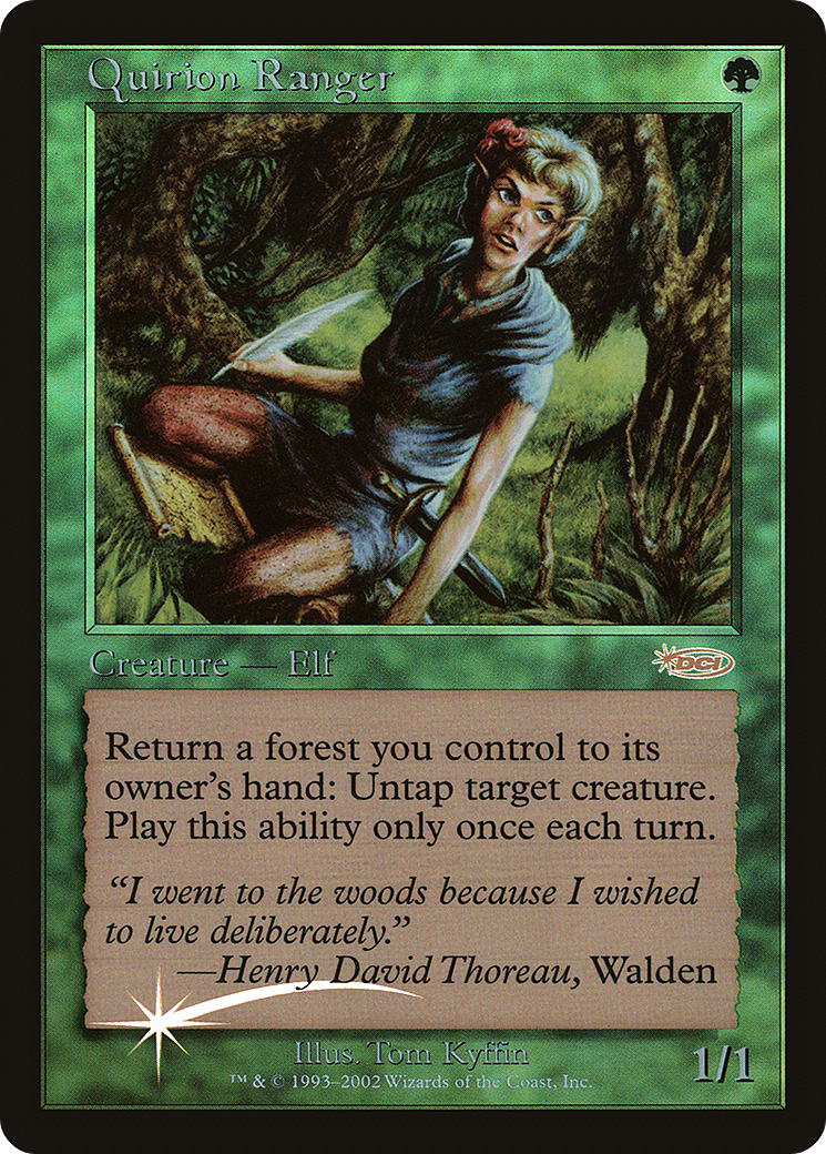 Quirion Ranger [Friday Night Magic 2001] Foil