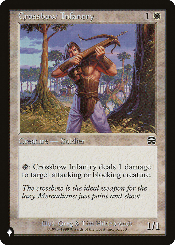 Crossbow Infantry (LIST-MMQ-16) [The List]