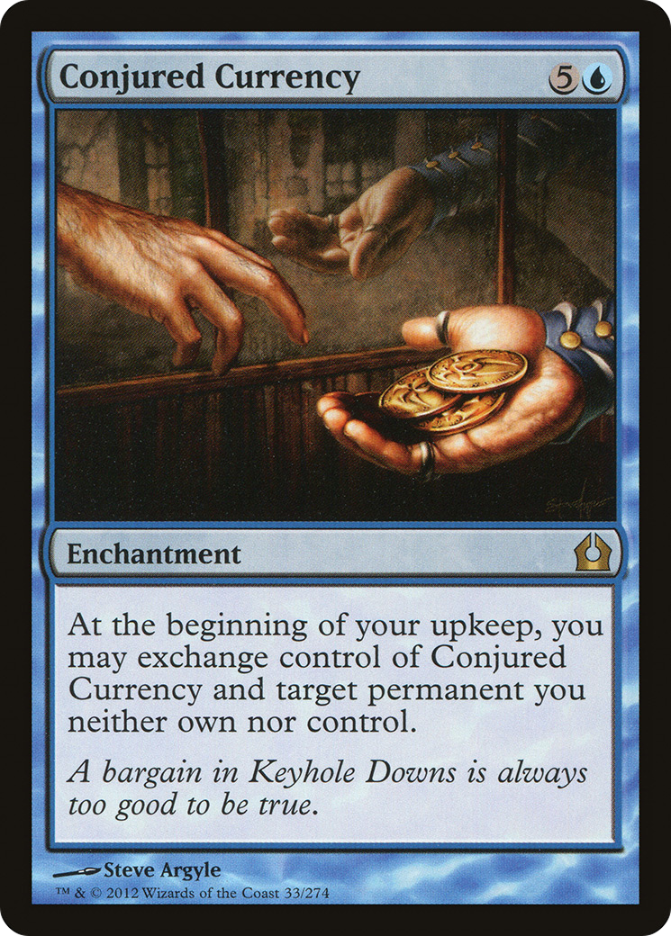 Conjured Currency (RTR-033) [Return to Ravnica] Foil