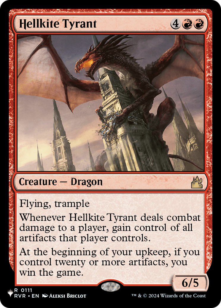 Hellkite Tyrant (LIST-RVR-111) [The List Reprints]