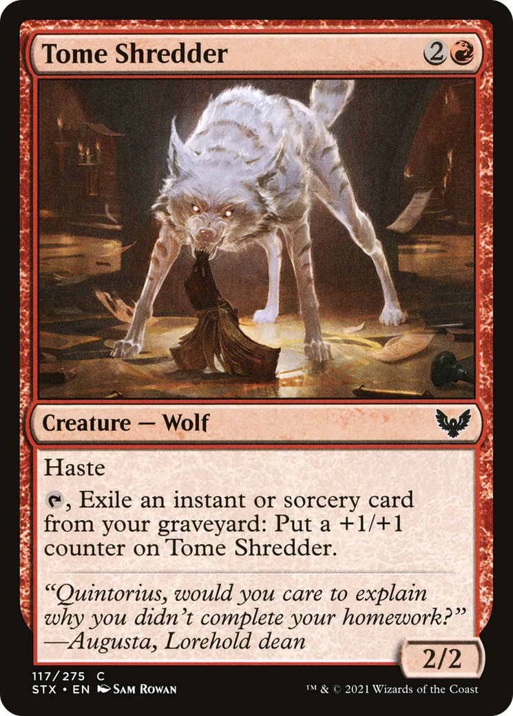 Tome Shredder (STX-117) [Strixhaven: School of Mages] Foil
