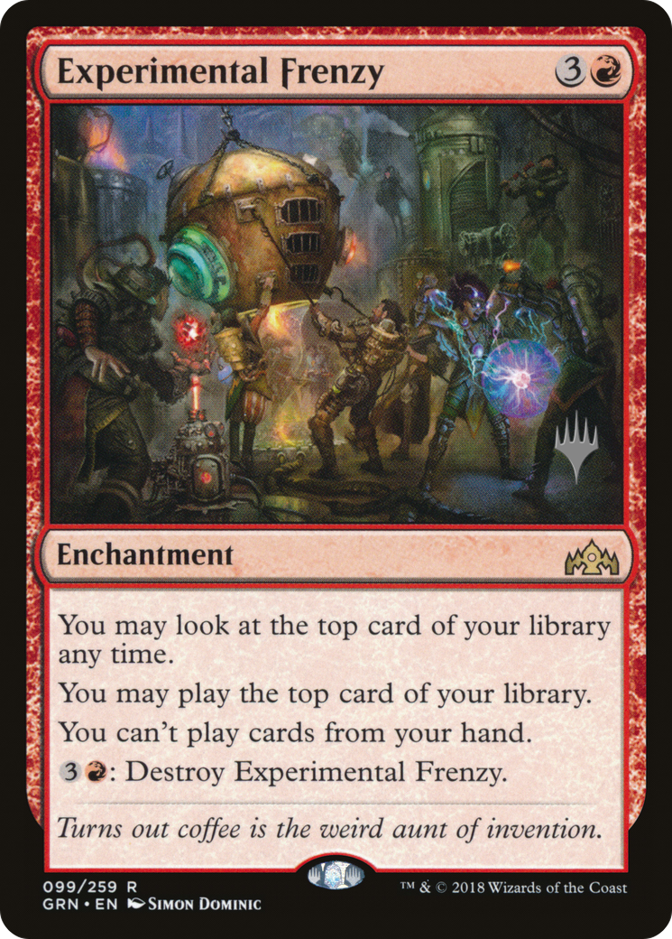 Experimental Frenzy (PPM20-099) [Promo Pack: Guilds of Ravnica Promos]