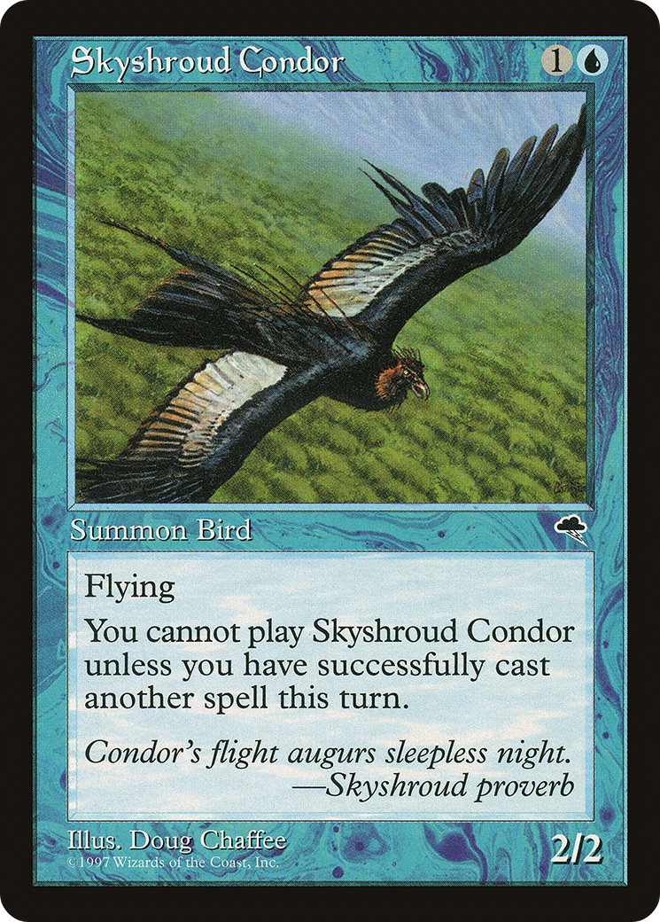 Skyshroud Condor (TMP-088) [Tempest]