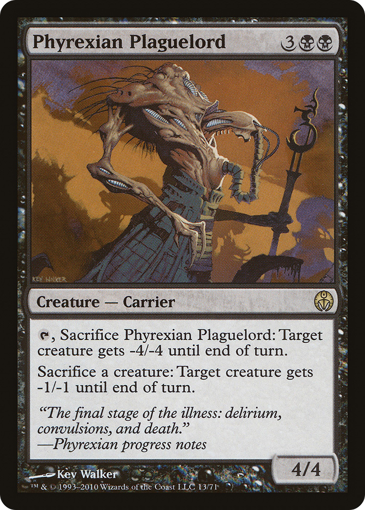 Phyrexian Plaguelord (DDE-013) [Duel Decks: Phyrexia vs. the Coalition]