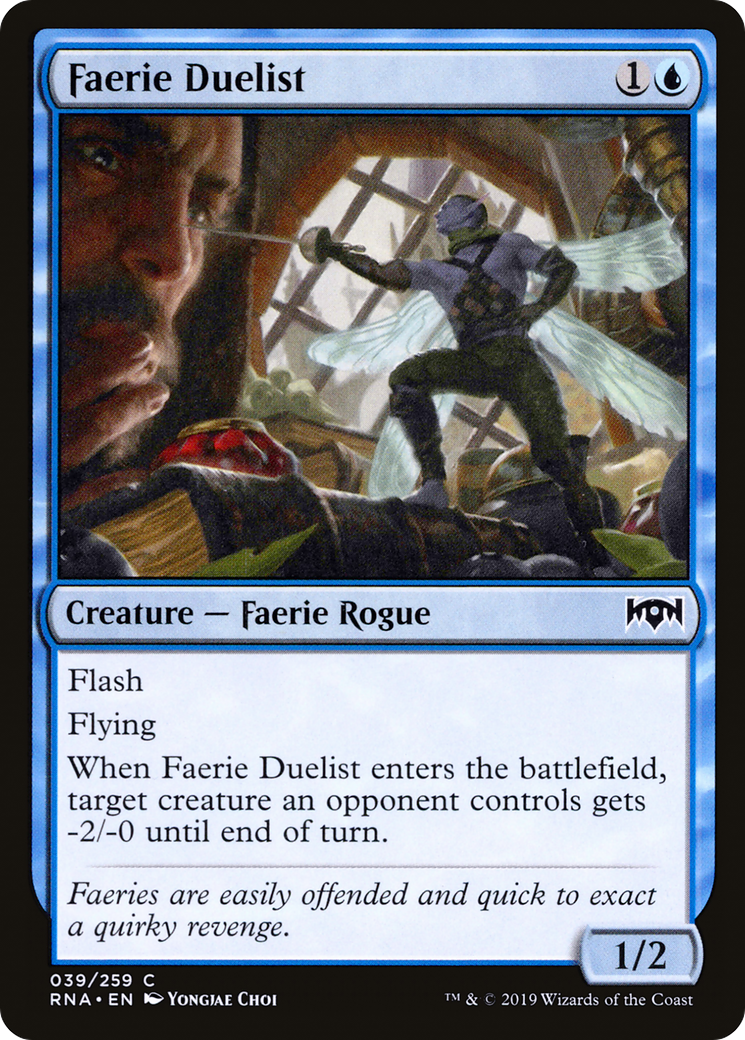 Faerie Duelist (RNA-039) [Ravnica Allegiance] Foil