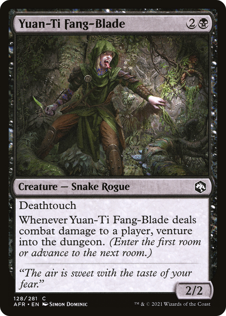 Yuan-Ti Fang-Blade (AFR-128) [Adventures in the Forgotten Realms] Foil