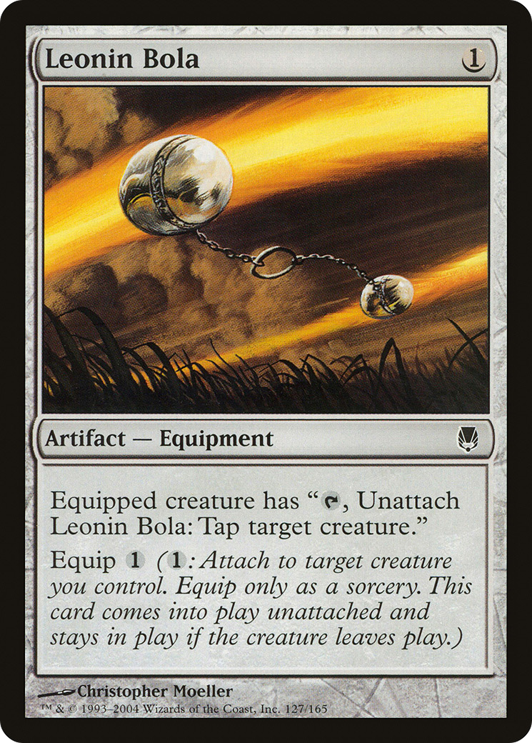 Leonin Bola (DST-127) [Darksteel] Foil