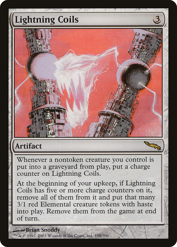 Lightning Coils (MRD-198) [Mirrodin] Foil