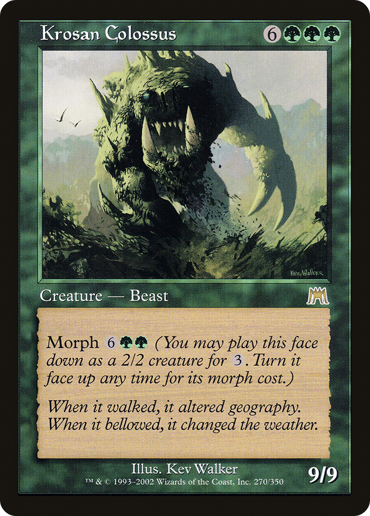 Krosan Colossus (ONS-270) [Onslaught] Foil