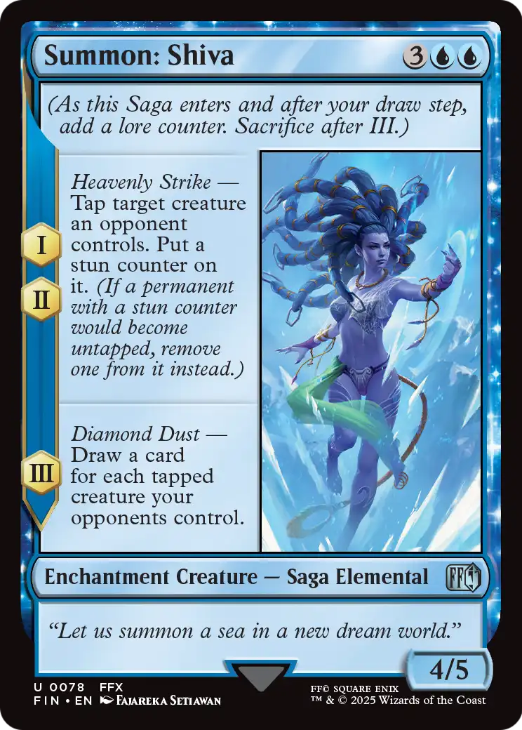 Summon: Shiva (FIN-078) [FINAL FANTASY]