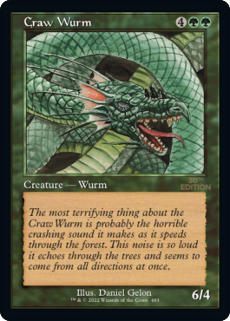 Craw Wurm (Retro Frame) (30A-483) [30th Anniversary Edition]