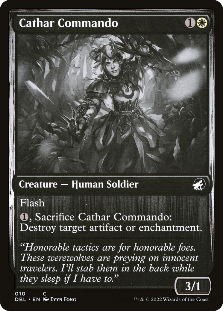 Cathar Commando (DBL-010) [Innistrad: Double Feature] Foil