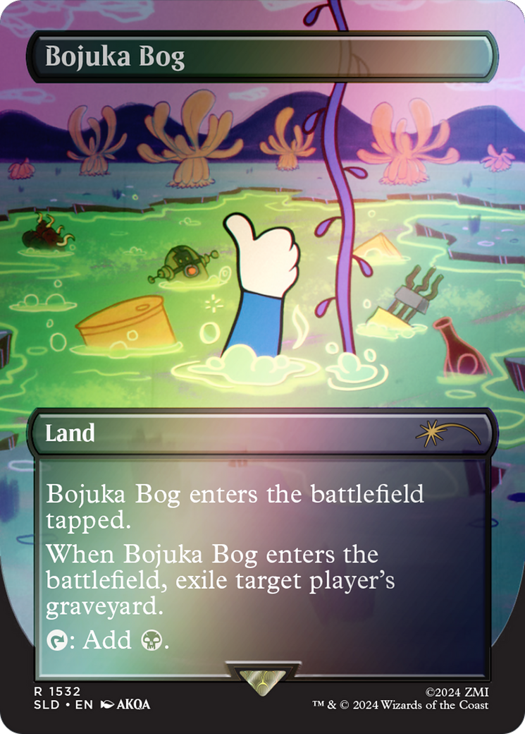 Bojuka Bog (Rainbow Foil) (SLD-1532) (Borderless) [Secret Lair Drop] Foil