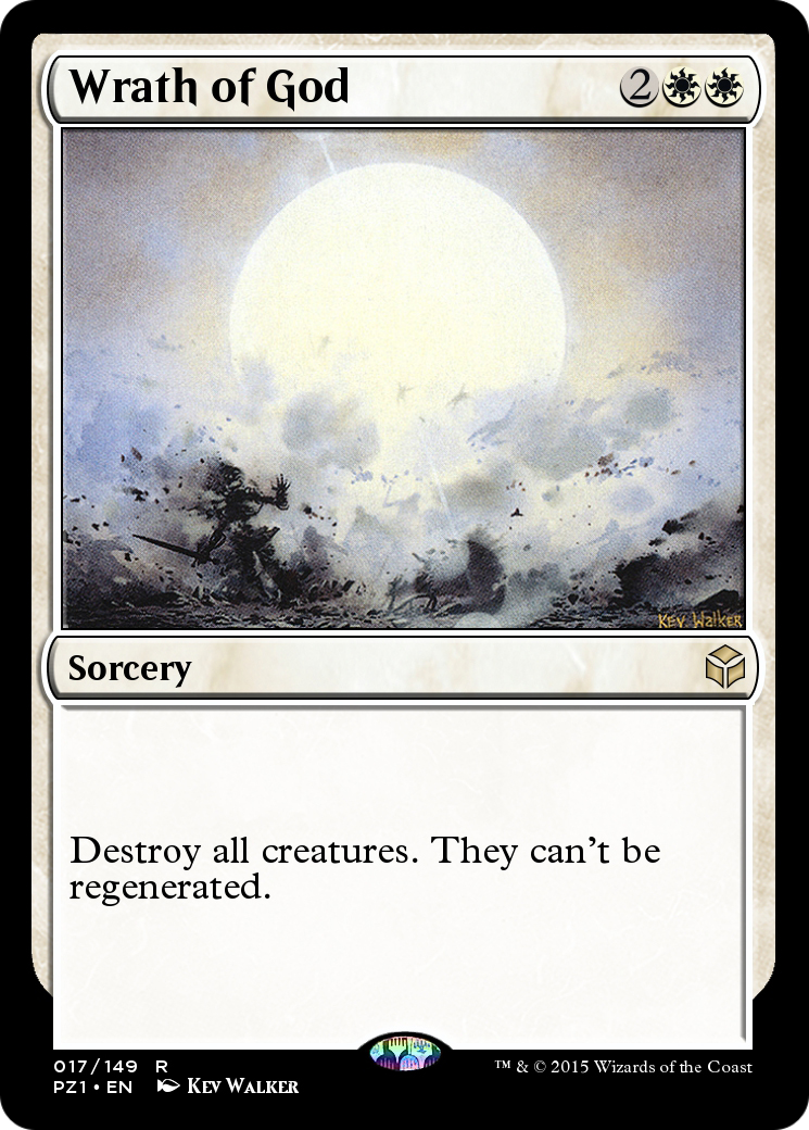 Wrath of God (PZ1-017) [Legendary Cube Prize Pack]