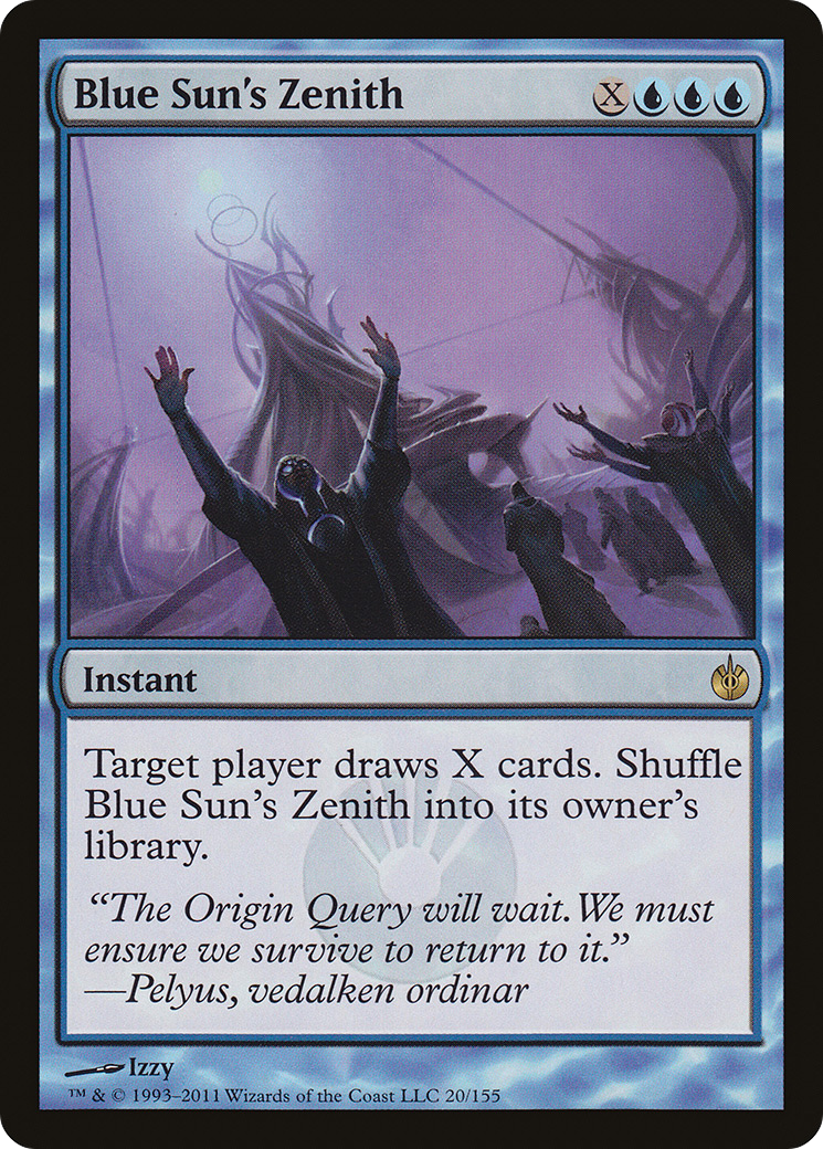 Blue Sun's Zenith (MBS-020) [Mirrodin Besieged]